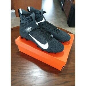 Nike Alpha Menace Elite 2 FlyKnit BV3298-001 Black & White Size 16 W (Wide)